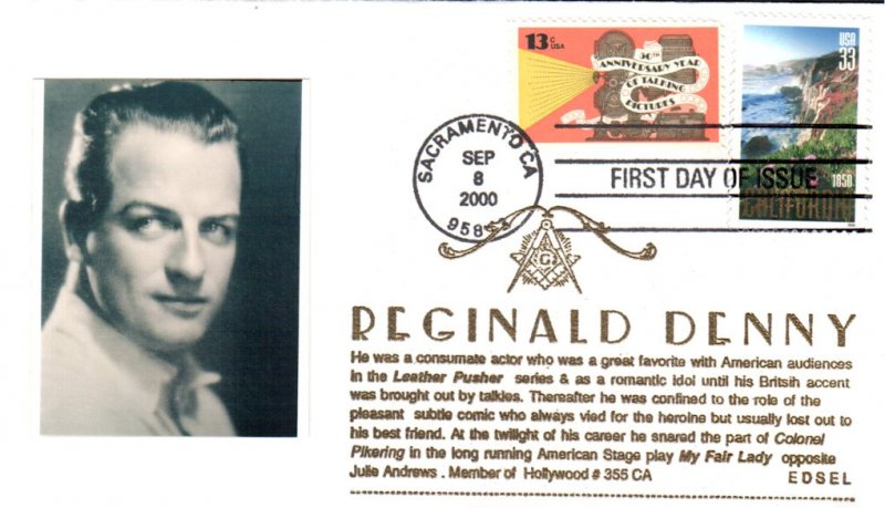 #3438 California Statehood Combo Edsel FDC - Denny