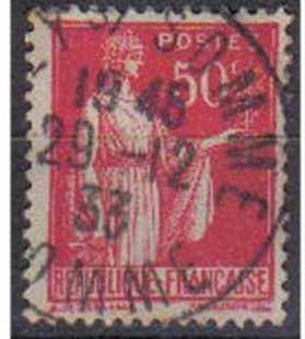 FRANCE, Peace, 1932, used 50c. red