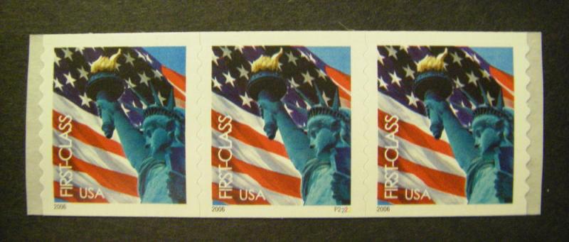 Scott 3970, 39c nondenom Lady Liberty, PNC3 #P2222, MNH