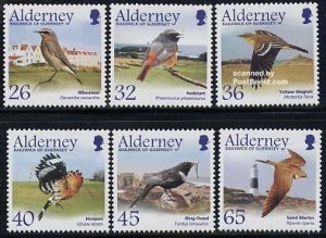 Alderney 2004, Birds 6v, MNH