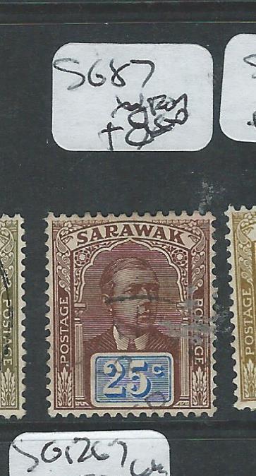 SARAWAK (P1401B) BROOKE 25C  SG 87    VFU