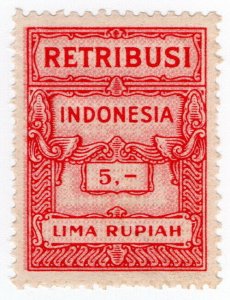 (I.B) Indonesia Revenue : Judicial Fee 5R (Retribusi)