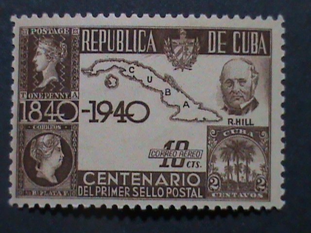 ​CUBA-1940-SC#C32  CENTENARY-OF THE 1ST POSTAGE STAMP  - MINT VERY FINE-