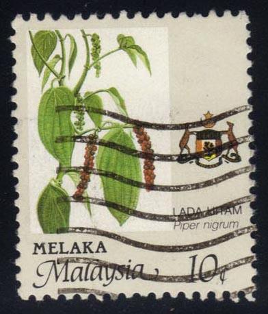 Malaysia-Malacca #91 Piper nigrum Flower, used (0.35)