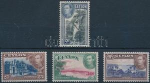 Sri Lanka stamp 4 definitive values Hinged 1938 WS199252