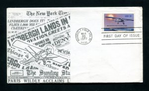 Sc. 1710 Lindbergh FDC - L. Paul Burd 
