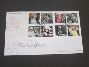 Great Britain 2012 Sc 302-35 Royal family set FDC