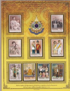 Thailand -Tailandia - Lot of 5 Sheetlets with set MNH/**