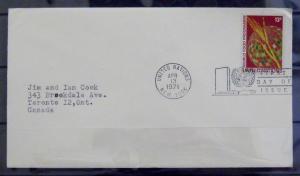 2167   UN   # 218   FDC   1971    Global Food Program      CV$ 2.50