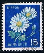 Japan 914, 15y Chrysanthemums, used, VF