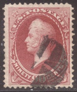 U.S. #155 Used BEAUTY - 90c Carmine