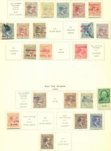 PUERTO RICO COLLEC. 1873-1898 ON SCOTT PGS. MINT & USED A FEW W/FAULTS