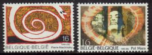 Belgium #1585-6 MNH Set