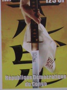 CONGO  2003 BEST MOVIE-KILL BILL  MNH FULL SHEET VF  WE SHIP TO WORLD WIDE