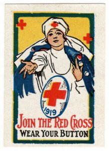 (I.B) US Cinderella : Red Cross Label (1919)