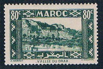 French Morocco 163A MLH Valley of Draa 1939 (F0111)+