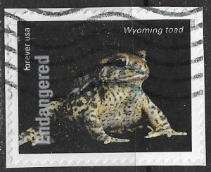 US ~ Scott # 5799j ~ Used on paper ~ Wyoming Toad