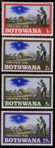 Botswana 1968 SC# 47-50 Christmas MNH-OG E48