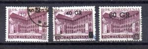 Poland 733-735 used