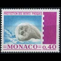 MONACO 1970 - Scott# 758 Seal Pups Set of 1 NH