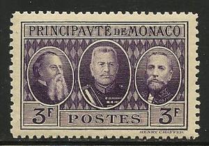 Monaco # 102, Mint Never Hinge