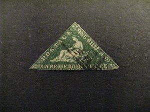 Cape of Good Hope #6a used dark green a23.4 9090