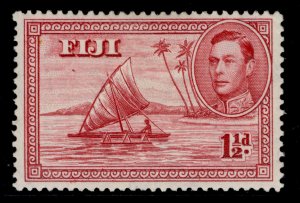 FIJI GVI SG252a, 1½d deep carmine, M MINT.