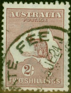 Australia 1924 Maroon SG74 Fine Used