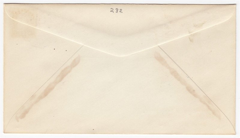 CANADA #232 FIRST DAY COVER