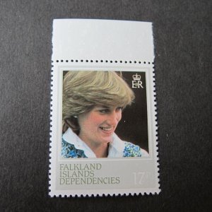 Falkland Islands Dependency 1982 Diana Sc 1L73a Perf.14 MNH