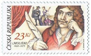 Stamps of Czech ( Pre order) 2022 - MOLIÈRE.