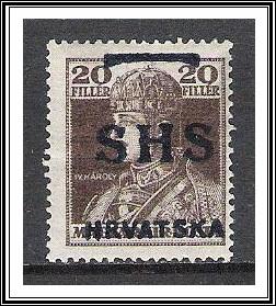 Yugoslavia #2L25 (v) Croatia-Slavonia Issues ♦ MHR