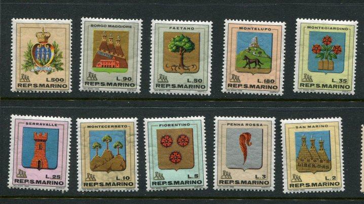 San Marino #677-86 MNH