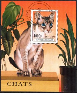 Togo 1997 Domestic Cats S/S Used / CTO