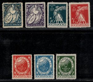 POLAND SC# 156-62 FVF/MNG