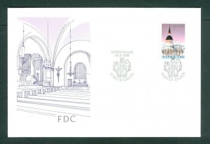 Aland. FDC 1988. Christmas Jomala Church. Sc.# 8.