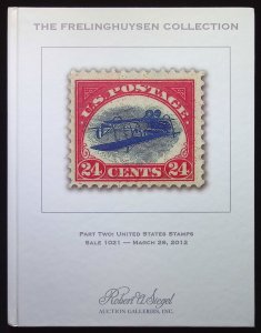 Siegel 1021 - The Frelinghuysen Collection - Part 2: United States Stamps