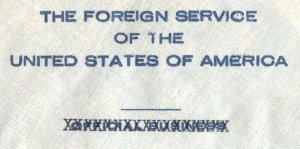 VINTAGE STATIONERY THE FOREIGN SERVICE OF THE UNITED STATES AIR FORCE P.O. 1966