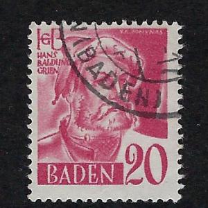 Germany - under French occupation Scott # 5N37, used