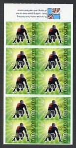 Australia SG2600a 2006 Commonwealth Games Melbourne (2nd issue) S-A Pane U/M