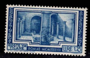 Vatican Scott 60 MH* from the 1938 Archeological set