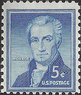 # 1038 MINT NEVER HINGED JAMES MONROE