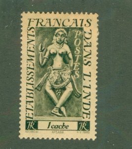 FRENCH INDIA 212 MH BIN $0.50