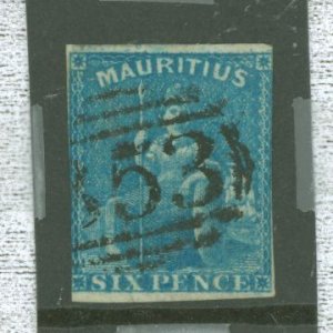 Mauritius #18v Used Single