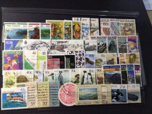 New Zealand vintage stamps on large stock card Ref 57863