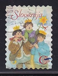 Slovenia  #683   used   2006  Christmas  Carolers   C