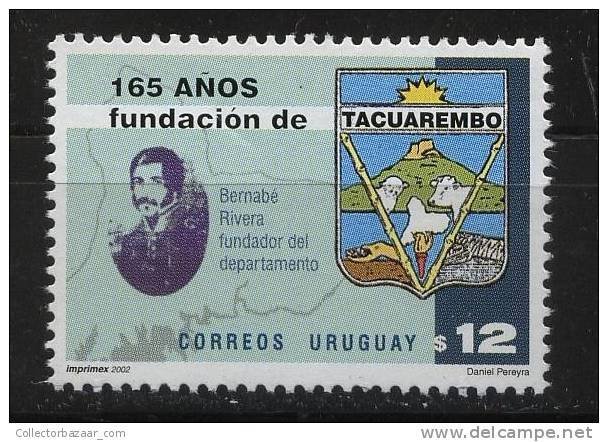 URUGUAY Sc#1949 MNH STAMP Coat Arms Sheep Hill Sun Map