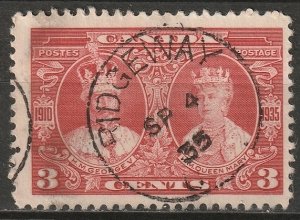 Canada 1935 Sc 213 used Ridgeway ON CDS