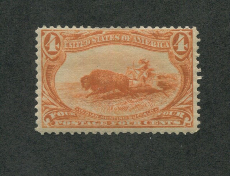 1898 United States Postage Stamp #287 Mint Hinged F/VF Original Gum