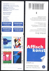 Sweden Sc# 2453 MNH complete booklet 2003 Europa